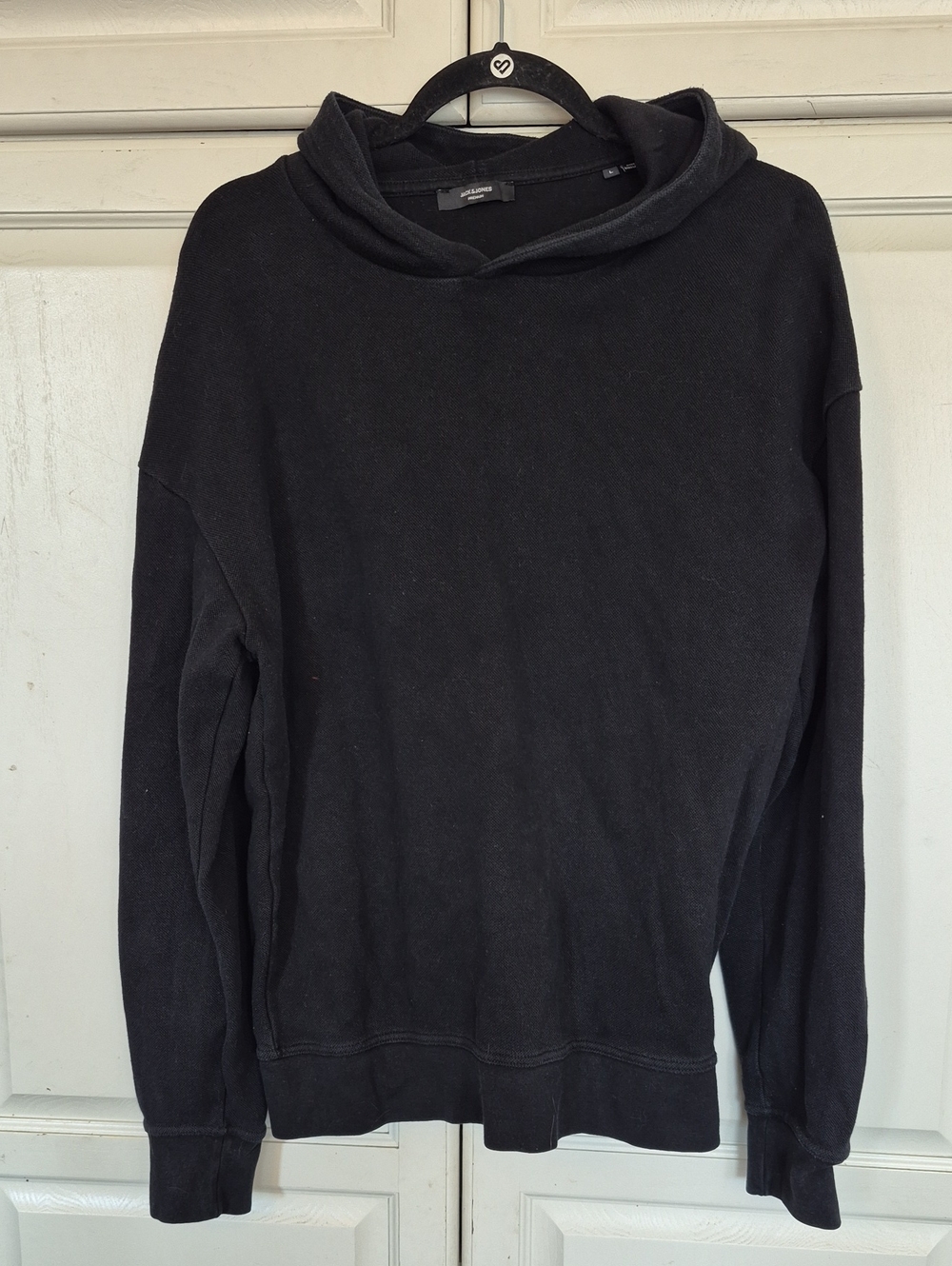 Jack and Jones Black Knit Sweatshirt